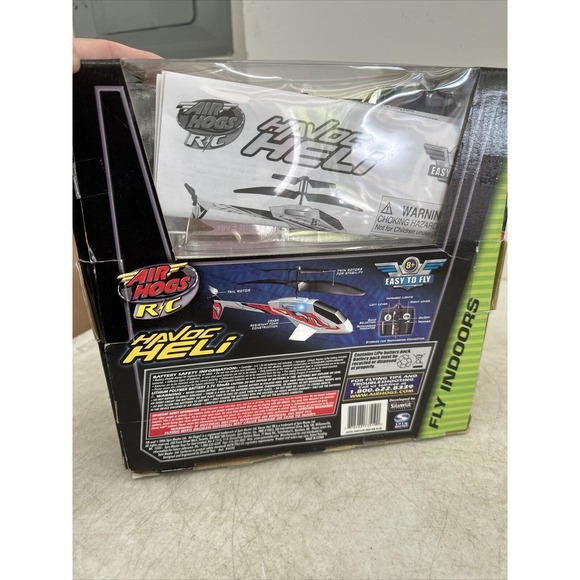 2006 Air Hogs Radio Controlled Havoc Heli White - Picture 6 of 7